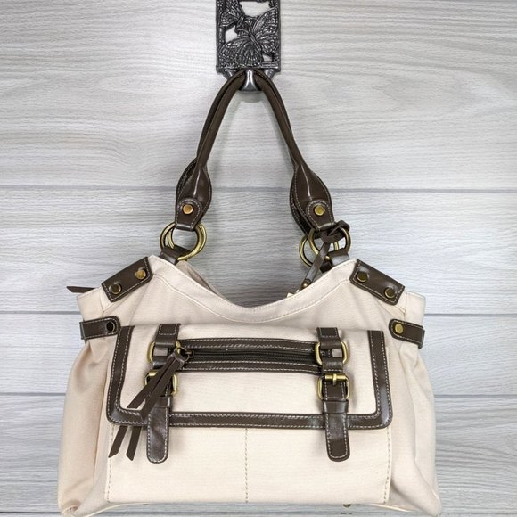 Giani Bernini Handbags - Gianni Bernini Canvas Bag Satchel